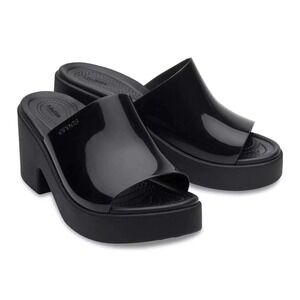 Crocs Brooklyn Slide High Shine Heel Women's‎ Size 10